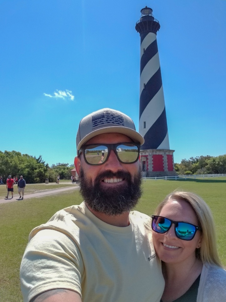 us at hatteras ligthouse